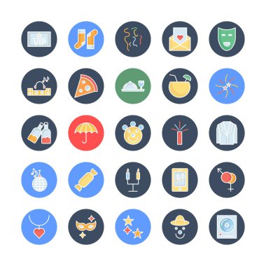 Parti ve Kutlama Vektörü simgesi kolayca değiştirebilir ya da düzenleyebilir 