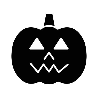 Şeytani kabak vektörü simgesi Kolayca değiştirebilir ya da düzenleyebilir
