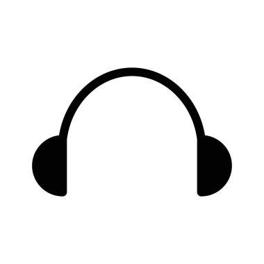 Kolayca değiştirebilen ya da düzenleyebilen Kulak hoparlörleri Vektör simgesi