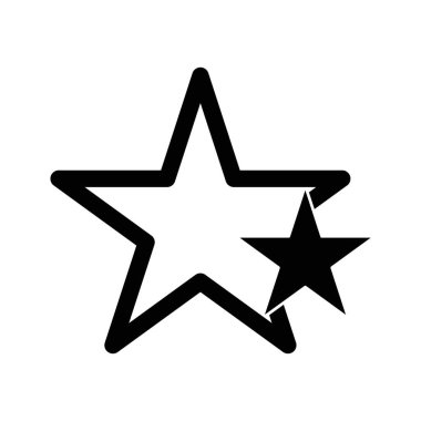 Kolayca düzenleyebilen veya düzenleyebilen dekorasyon yıldızı vektörü simgesi