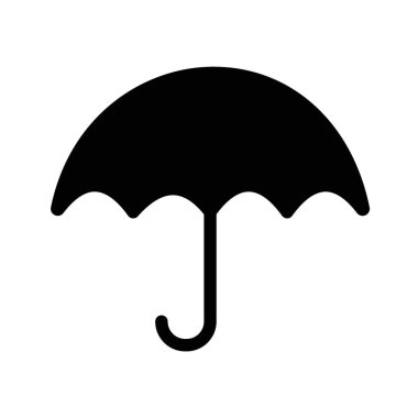 Kolayca düzenleyebilen ve düzenleyebilen Şemsiye Vektörü simgesi