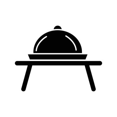 Kolayca düzenleyebilen ya da düzenleyebilen güveç tabağı vektör simgesi