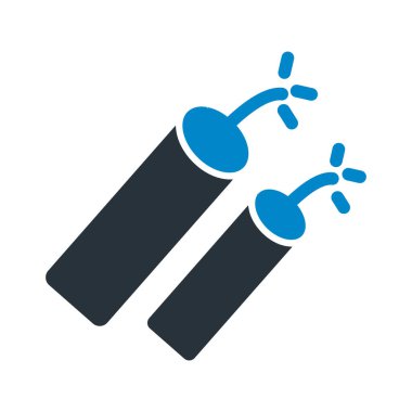 Kolayca değiştirebilen ya da düzenleyebilen dinamit vektör simgesi