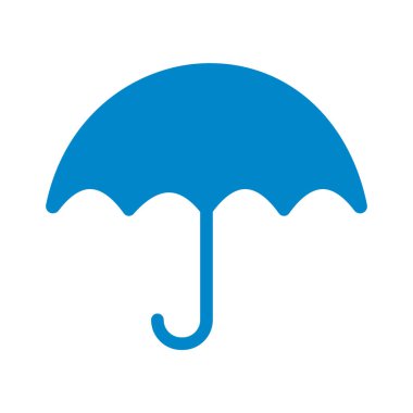 Kolayca düzenleyebilen ve düzenleyebilen Şemsiye Vektörü simgesi