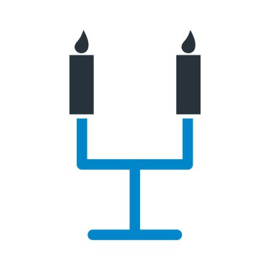 Mumlar yakılıyor Vektör simgesi kolayca düzenlenebilir ya da değiştirilebilir