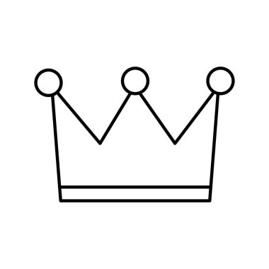 Kolayca düzenleyebilen veya düzenleyebilen Crown Vektör simgesi