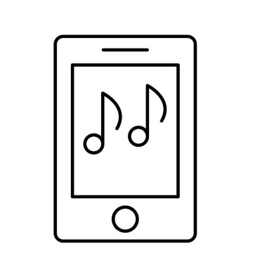 Kolayca düzenleyebilen veya düzenleyebilen Müzik Sekmesi Vektörü simgesi