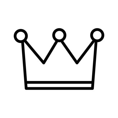 Kolayca düzenleyebilen veya düzenleyebilen Crown Vektör simgesi