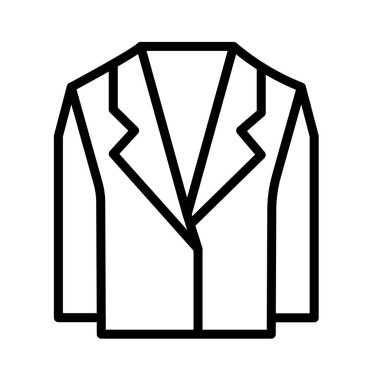 Kolayca değiştirebilen veya düzenleyebilen Blazer Vektör simgesi