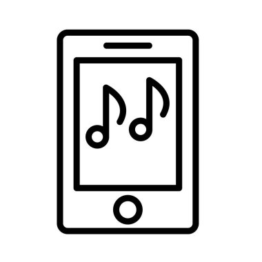 Kolayca düzenleyebilen veya düzenleyebilen Müzik Sekmesi Vektörü simgesi