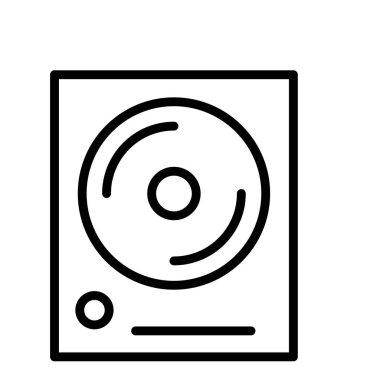 Kolayca düzenleyebilen veya düzenleyebilen Cd Vektör simgesi