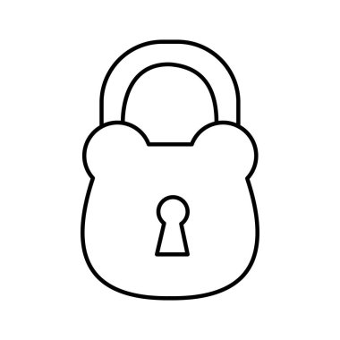 Kolayca düzenleyebilen veya düzenleyebilen Vektör simgesini kilitle