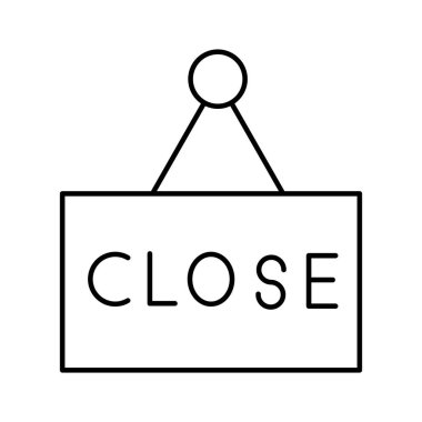 Kolayca düzenleyebilen veya düzenleyebilen dükkan Vektörü simgesini kapat