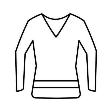 Kolayca düzenleyebilen ya da düzenleyebilen Kıyafet Vektörü simgesi