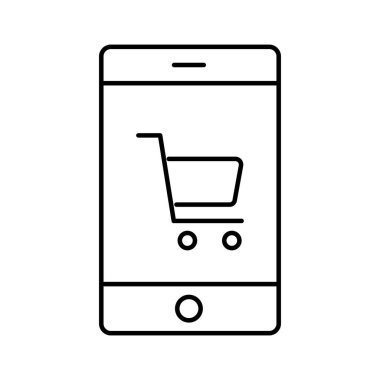 Kolayca düzenleyebilen ya da düzenleyebilen E Ticaret Vektörü simgesi