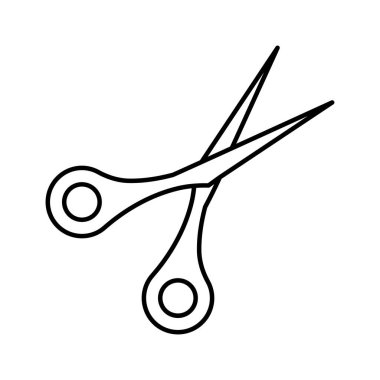 Makas Barber Vektör simgesi Kolayca değiştirilebilir ya da düzenlenebilir