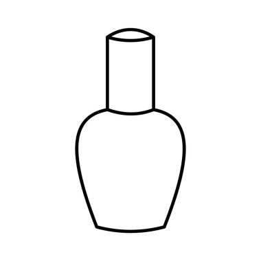 Kolayca değiştirebilen ya da düzenleyebilen tırnak boyası vektör simgesi