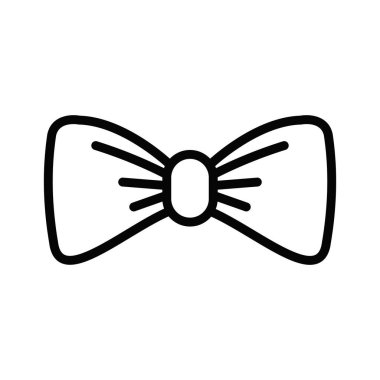 Kolayca düzenleyebilen veya düzenleyebilen yay kravat vektörü simgesi