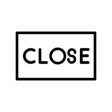 Kolayca düzenleyebilen veya düzenleyebilen dükkan Vektörü simgesini kapat