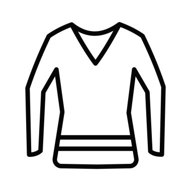 Kolayca düzenleyebilen ya da düzenleyebilen Kıyafet Vektörü simgesi