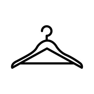 Kolayca düzenleyebilen veya düzenleyebilen kumaş askısı vektör simgesi