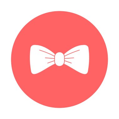 Kolayca düzenleyebilen veya düzenleyebilen yay kravat vektörü simgesi