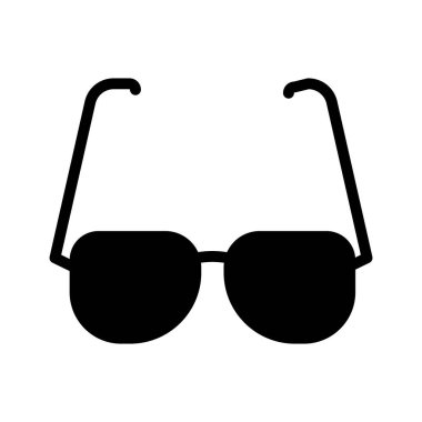 Kolayca düzenleyebilen ve düzenleyebilen gözlük vektörü simgesi