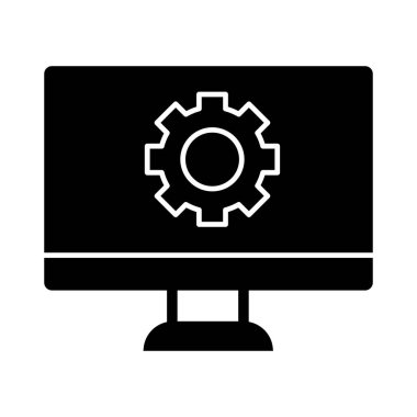 Kolayca düzenleyebilen ve düzenleyebilen Lcd ayarları Vektör simgesi