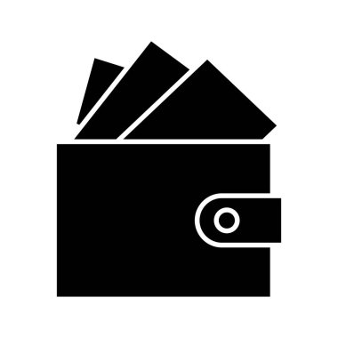 Kolayca düzenleyebilen ya da düzenleyebilen Billfold Vektör simgesi