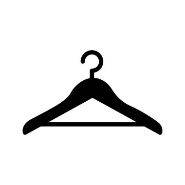 Kolayca düzenleyebilen veya düzenleyebilen kumaş askısı vektör simgesi