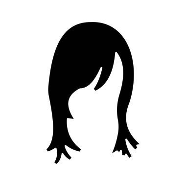 Kolayca düzenleyebilen veya düzenleyebilen Peruk Vektörü simgesi