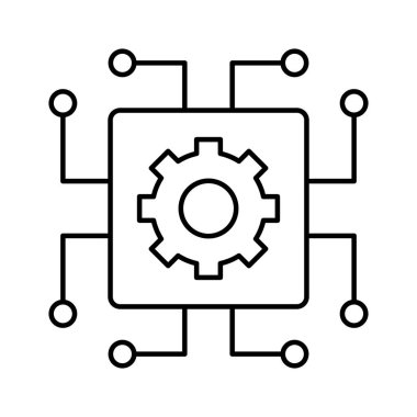 Kolayca düzenleyebilen ve düzenleyebilen Veri Otomasyon Vektörü simgesi