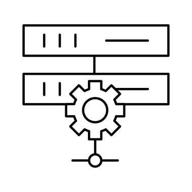 Kolayca değiştirebilen ya da düzenleyebilen yedek depolama Vektörü simgesi