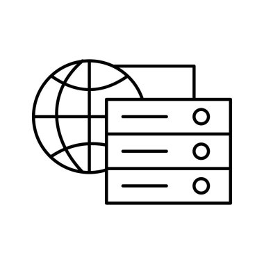 Kolayca düzenleyebilen veya düzenleyebilen iletişim düğümleri Vektör simgesi