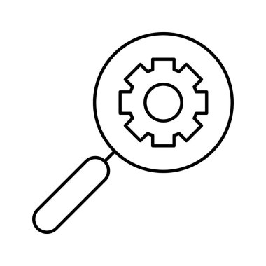 Kolayca düzenleyebilen ve düzenleyebilen Arama optimizasyon Vektörü simgesi