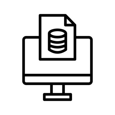 Analitik gösterge paneli vektör simgesi kolayca düzenleyebilir ya da değiştirebilir