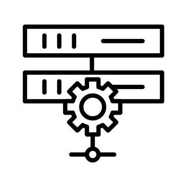 Kolayca değiştirebilen ya da düzenleyebilen yedek depolama Vektörü simgesi
