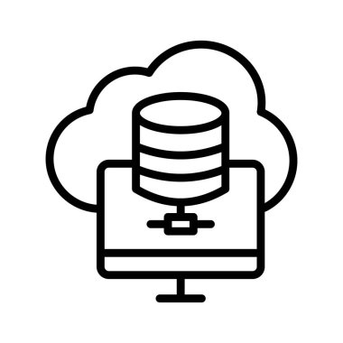 Veri sunucuları Vector simgesi kolayca düzenlenebilir ya da değiştirilebilir