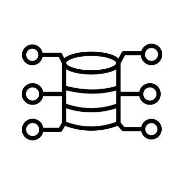  Veritabanı yönetim vektör simgesi kolayca düzenleyebilir ya da değiştirebilir