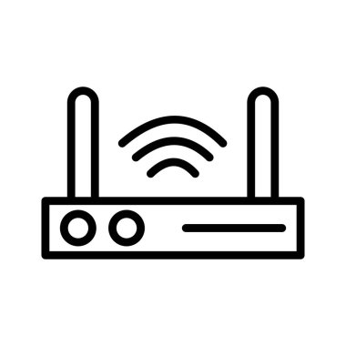 Kolayca değiştirebilen ya da düzenleyebilen İnternet bağlantısı Vektör simgesi