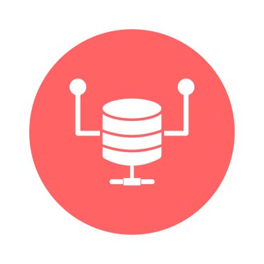 Veritabanı Yazılım Vektörü simgesi kolayca düzenleyebilir ya da değiştirebilir