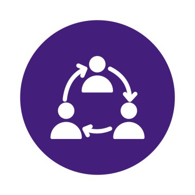 Kolayca düzenleyebilen ya da düzenleyebilen İnsan Ağı Vektörü simgesi