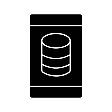 Uygulama veritabanı vektör simgesi kolayca düzenlenebilir ya da düzenlenebilir