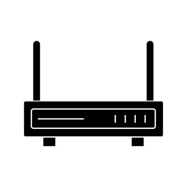 Kolayca değiştirebilen ya da düzenleyebilen İnternet servis vektörü simgesi