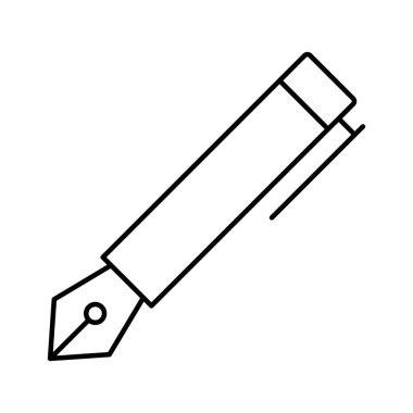  Kolayca değiştirebilen veya düzenleyebilen tükenmez kalem vektörü simgesi