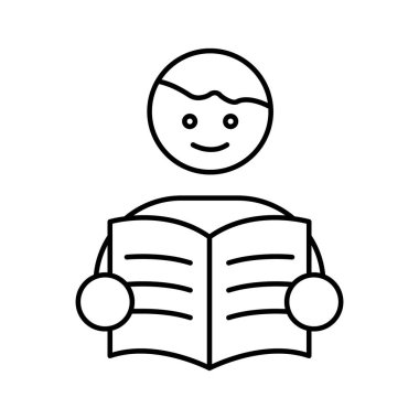 Kolayca düzenleyebilen ya da düzenleyebilen Ögrenci Vektör simgesi