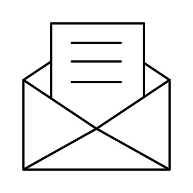 Kolayca düzenleyebilen ya da düzenleyebilen E- posta Vektörü simgesi