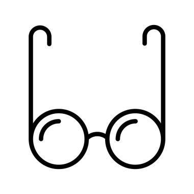 Kolayca düzenleyebilen ve düzenleyebilen gözlük vektörü simgesi