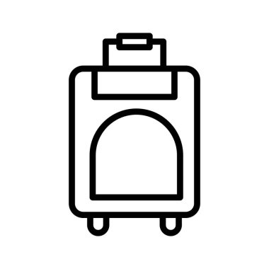 Kolayca düzenleyebilen ya da düzenleyebilen Sırt Çantası Vektörü simgesi