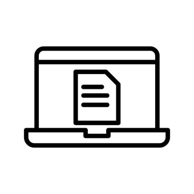 Kolayca düzenleyebilen ya da düzenleyebilen çevrimiçi vektör simgesi